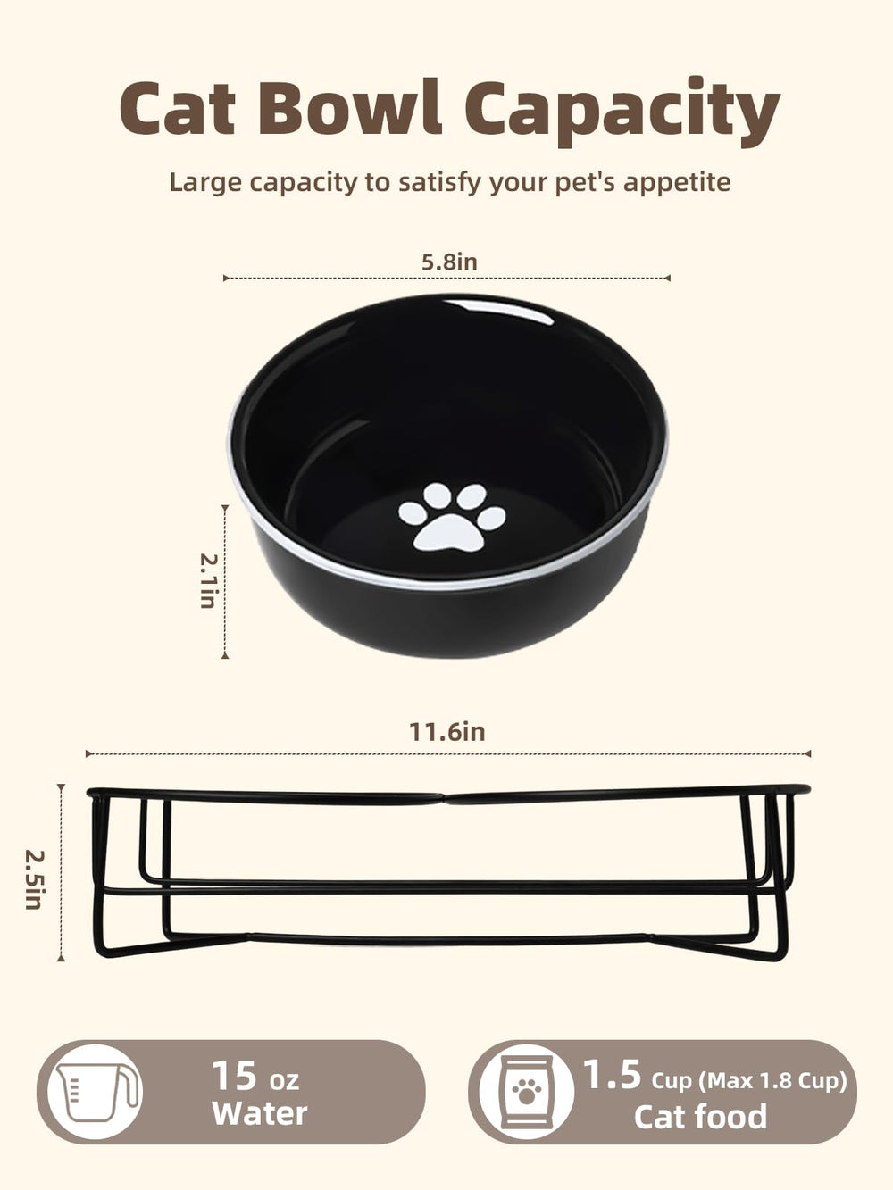 GDCZ raised-stand closeup shows height to reduce neck strain during meals.