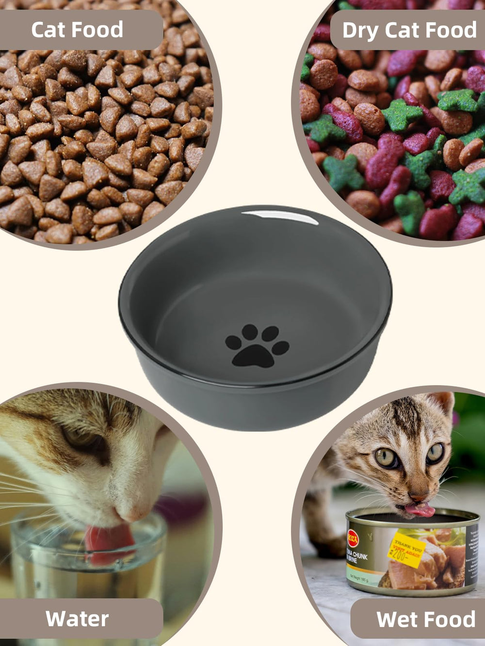GDCZ bowls are easy to disassemble and safe for microwave and dishwasher cycles.