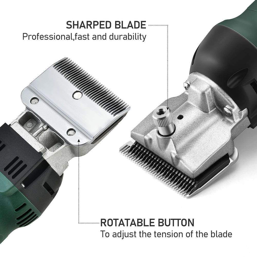 GDJOB horses clippers 6 speed control for various coats