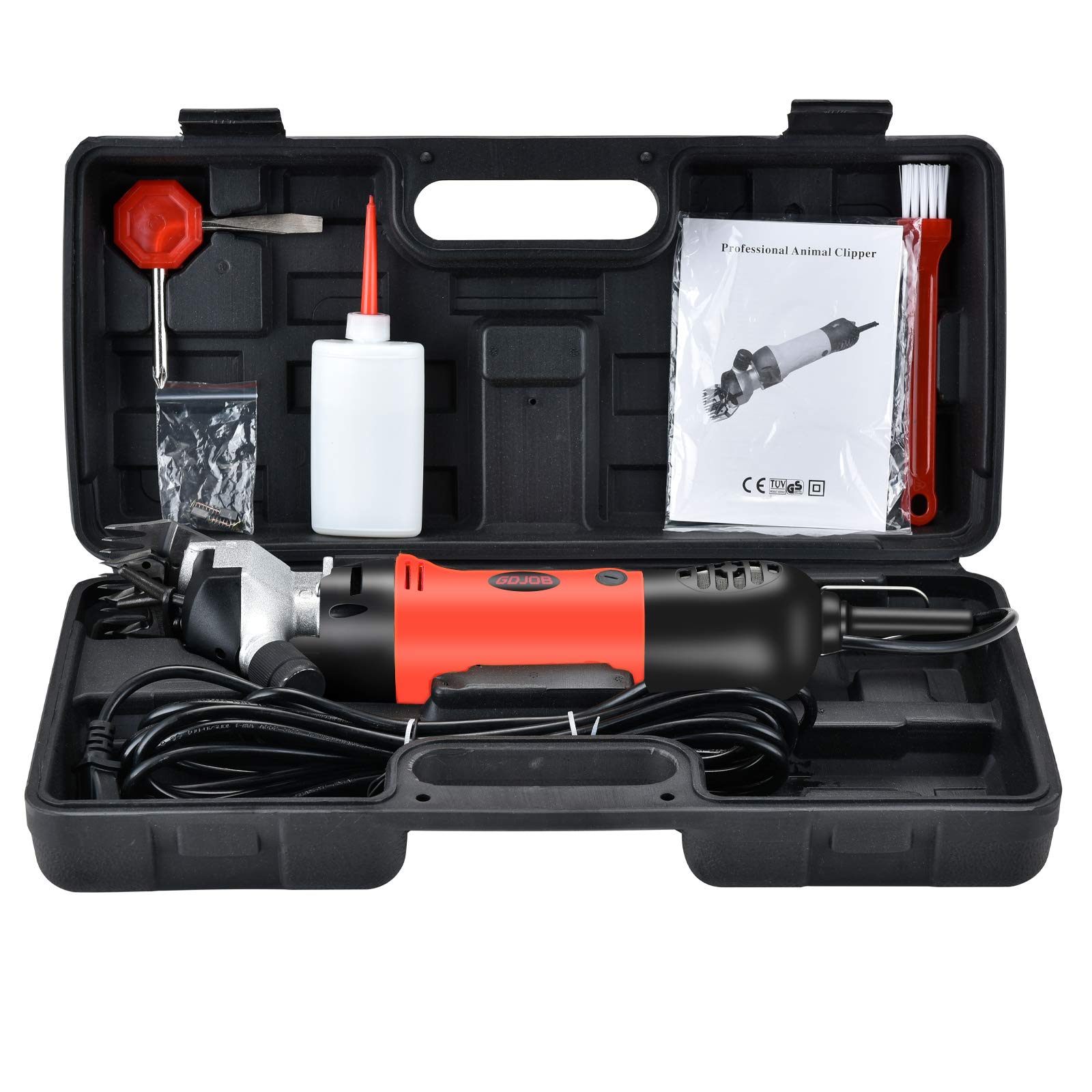 GDJOB Sheep Shears care tips include blade lubrication for optimal performance
