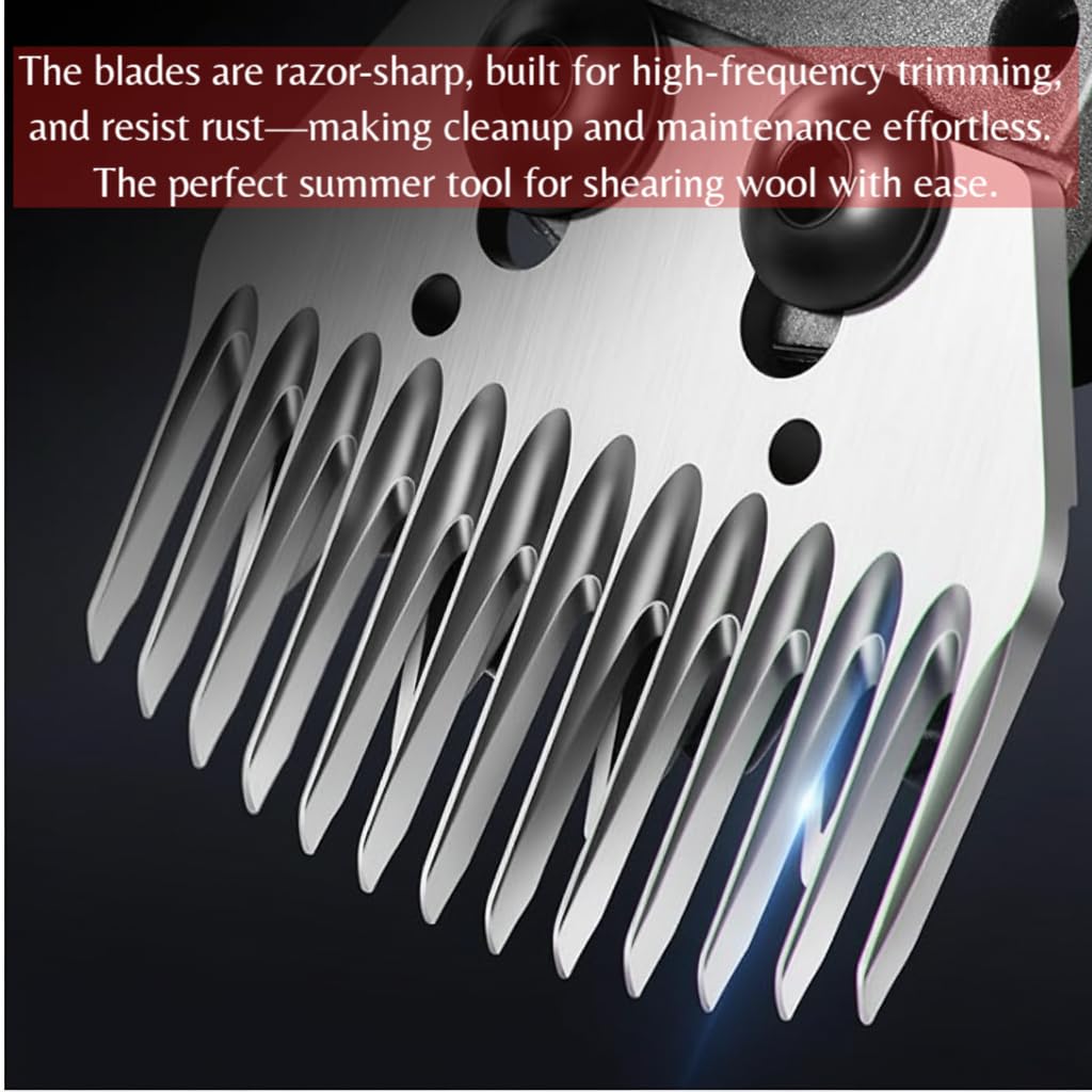 GDJOB Sheep Shears heavy-duty cutting handles dense wool with fewer jams