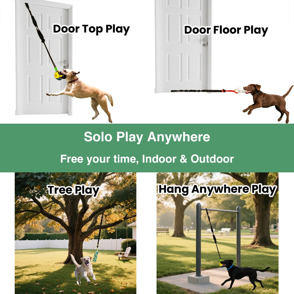 GDuolaPaws interchangeable heads provide versatile tug options for small to medium dogs.