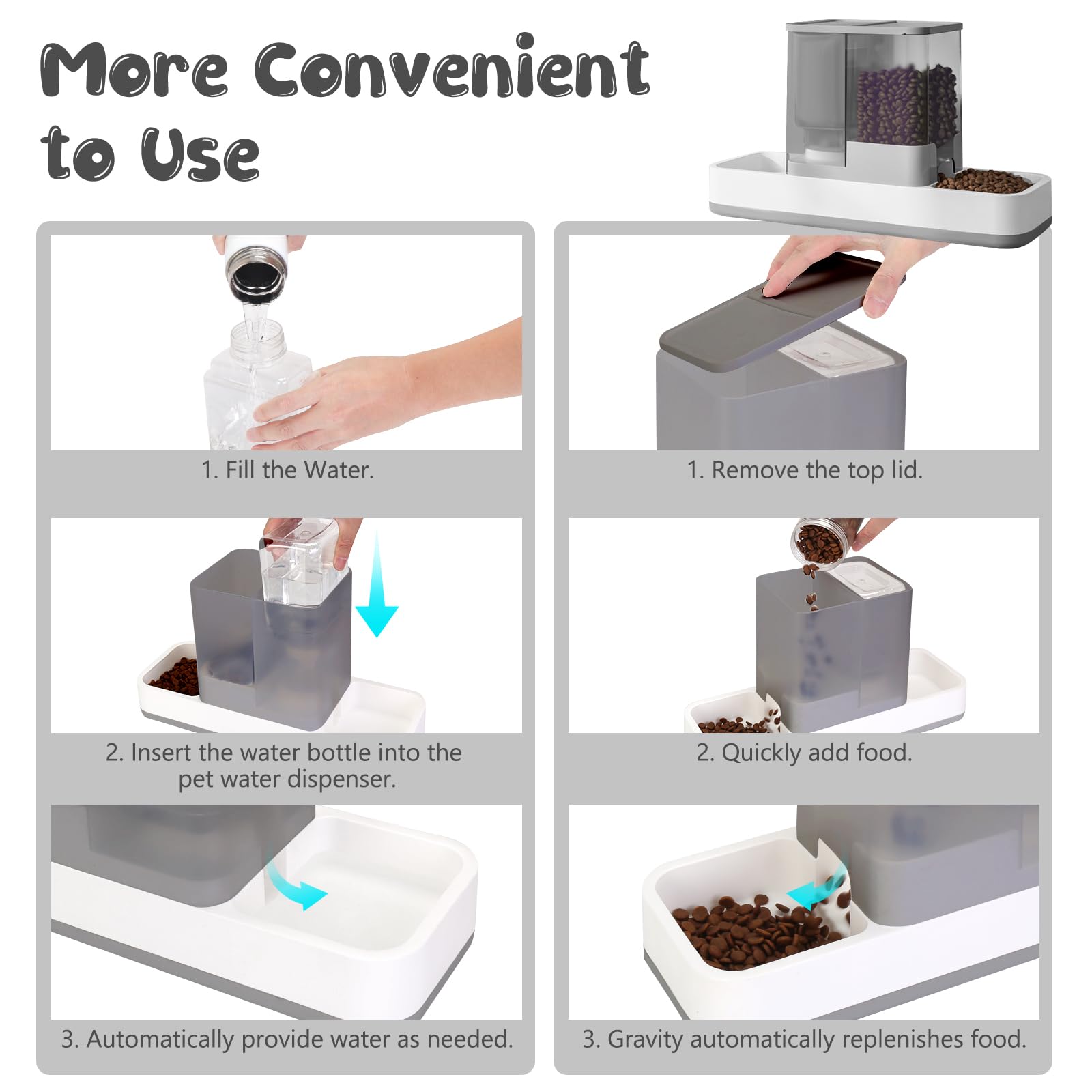  GearRoot dry-wet food separation preserves freshness and reduces mixing.