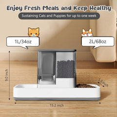  GearRoot water dispenser with siphon system prevents leaks and spills.