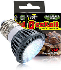 GeeKoit premium high-intensity UVB desert light with stable UVB output for basking reptiles.