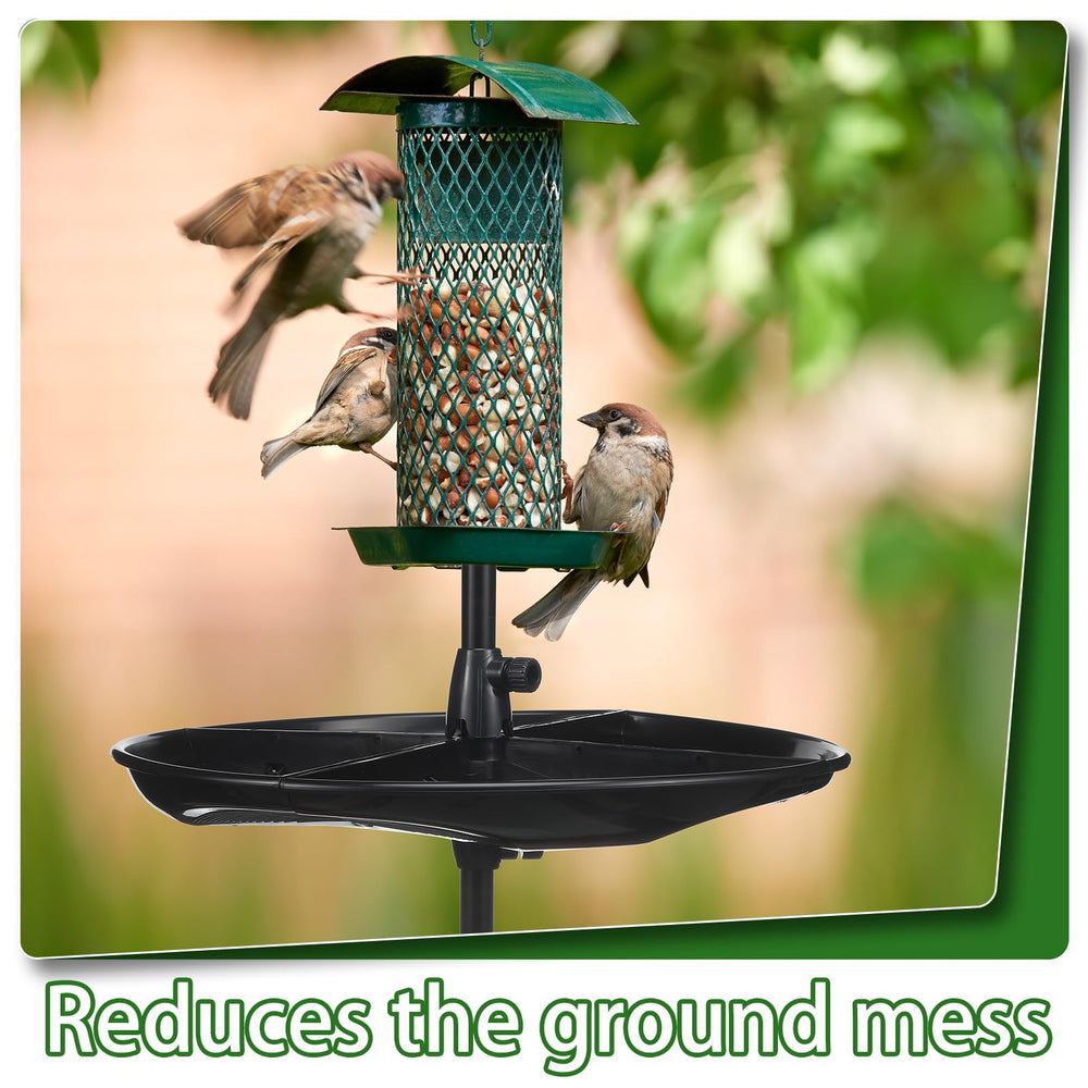 Geelin easy-clean seed catcher tray disassembles quickly for maintenance.