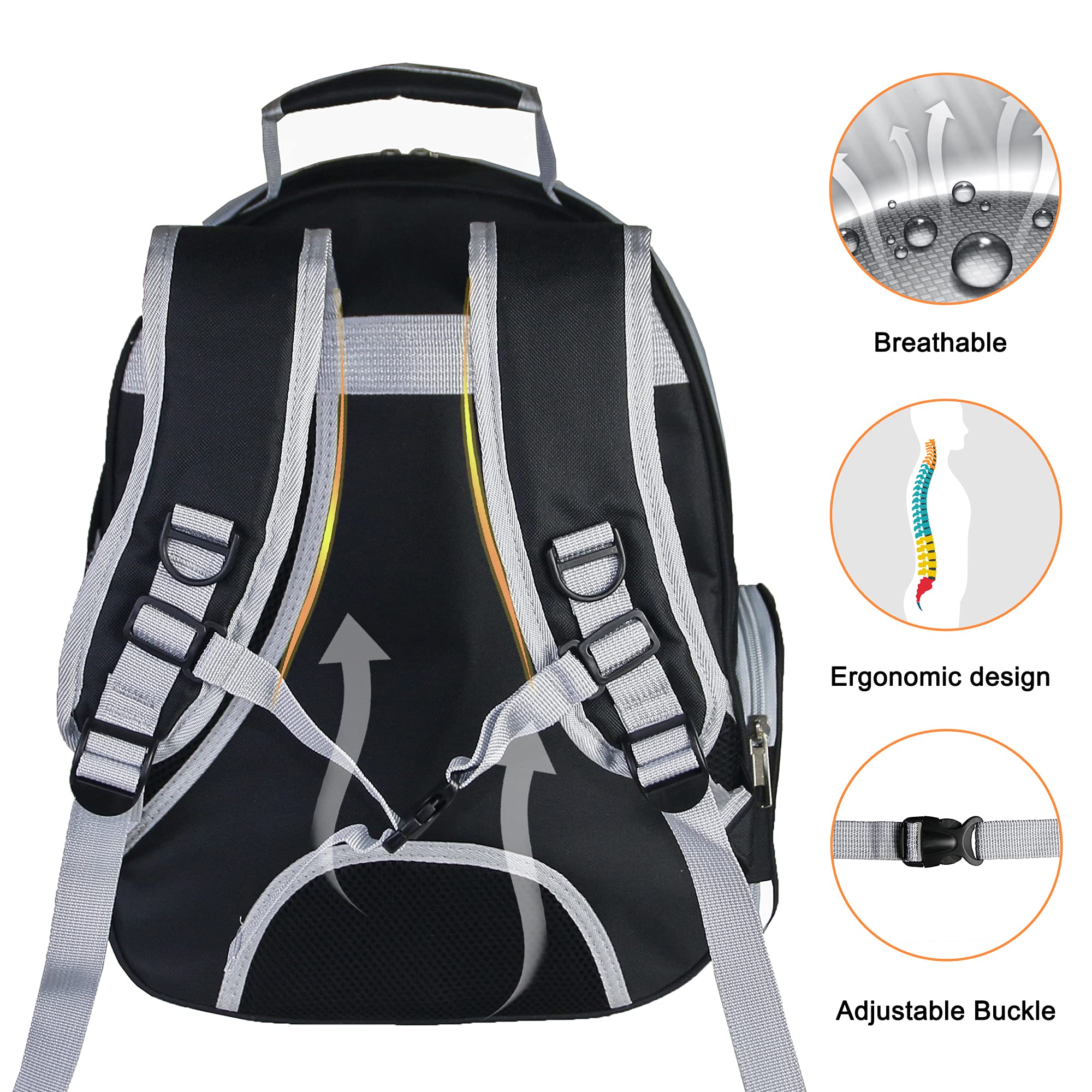 GeerDuo Cat Backpack detachable bottom mat for easy cleaning after adventures.