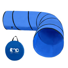 GeerDuo dog agility tunnel 10ft setup enables versatile indoor sessions.