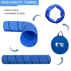 GeerDuo dog agility tunnel indoor-outdoor design fits varied training spaces.