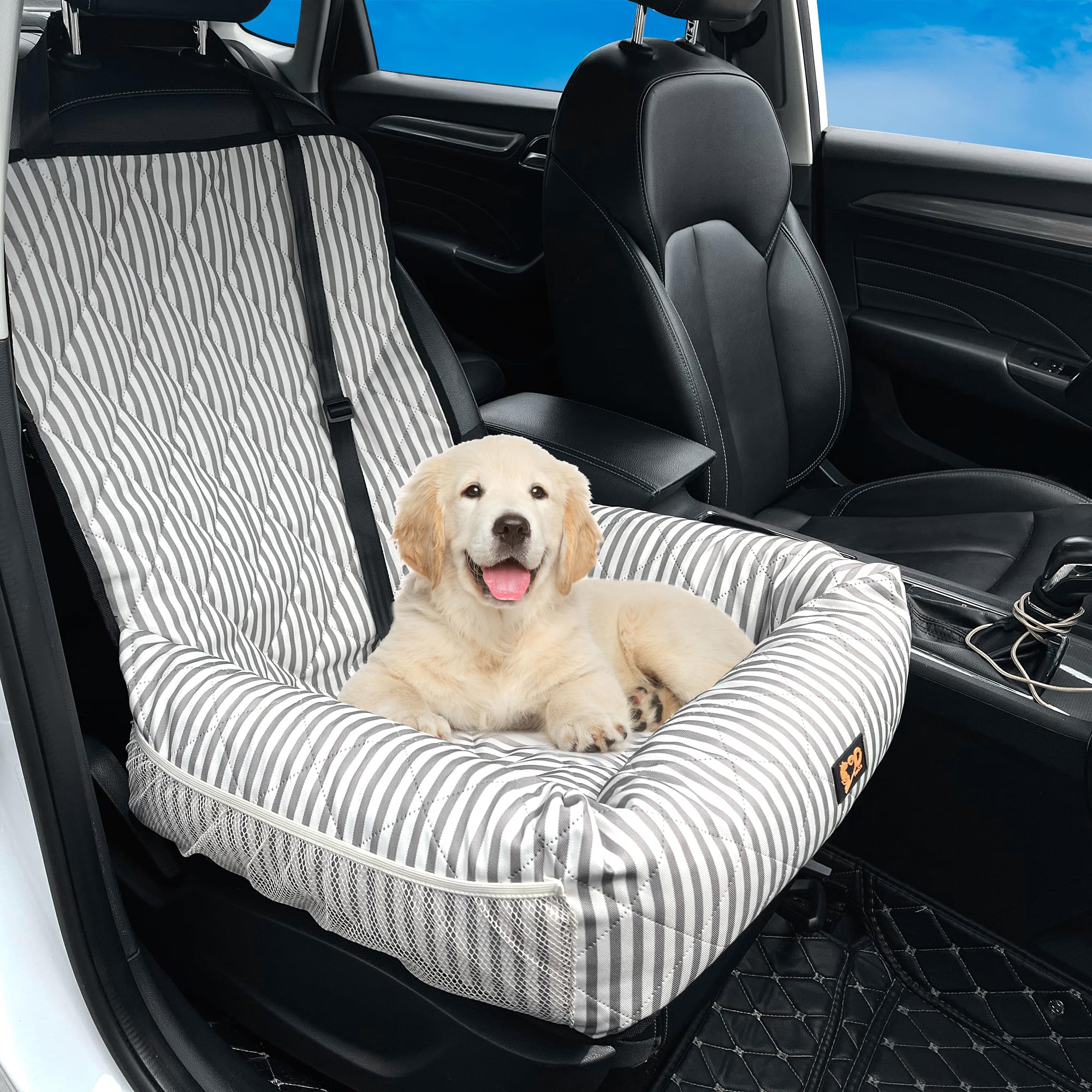 GeerDuo dog car seat vacuum-pack reveals compact package.
