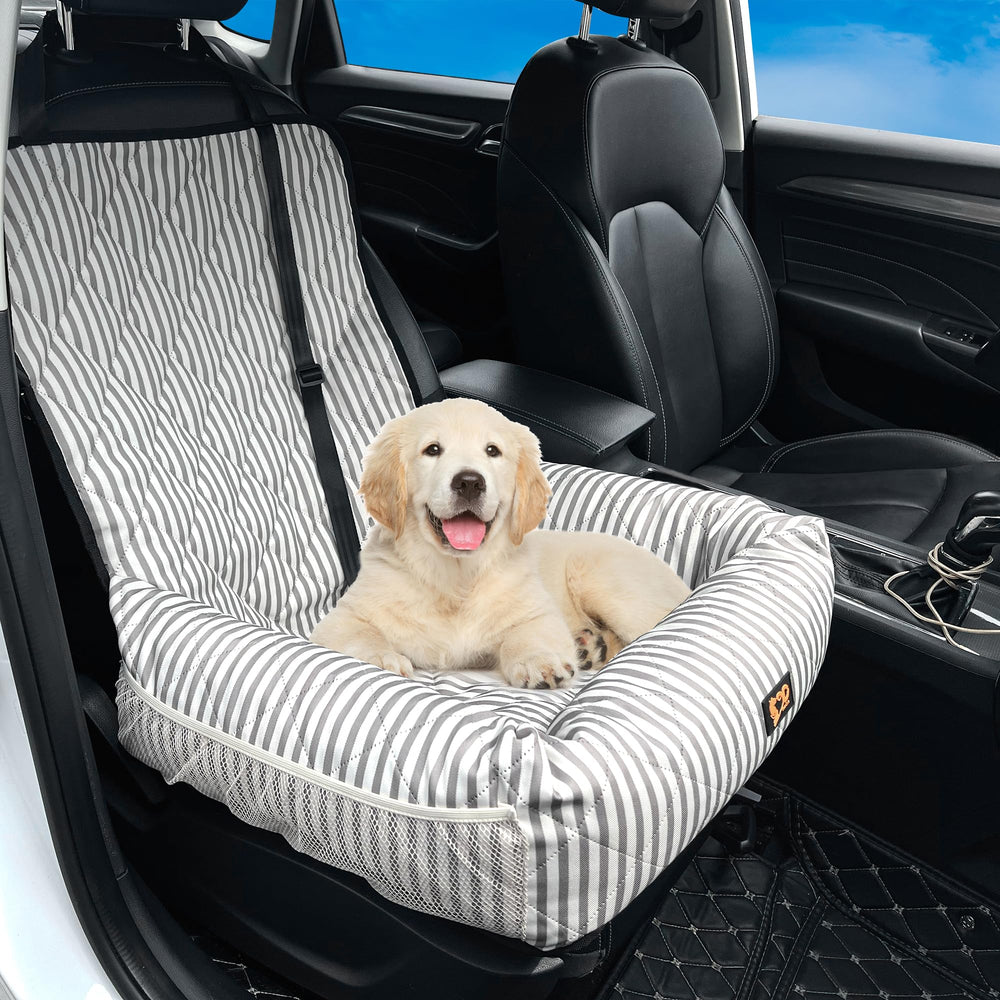 GeerDuo dog car seat vacuum-pack reveals compact package.