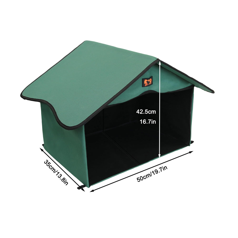 GeerDuo Outdoor Cat House large capacity supports multiple cats