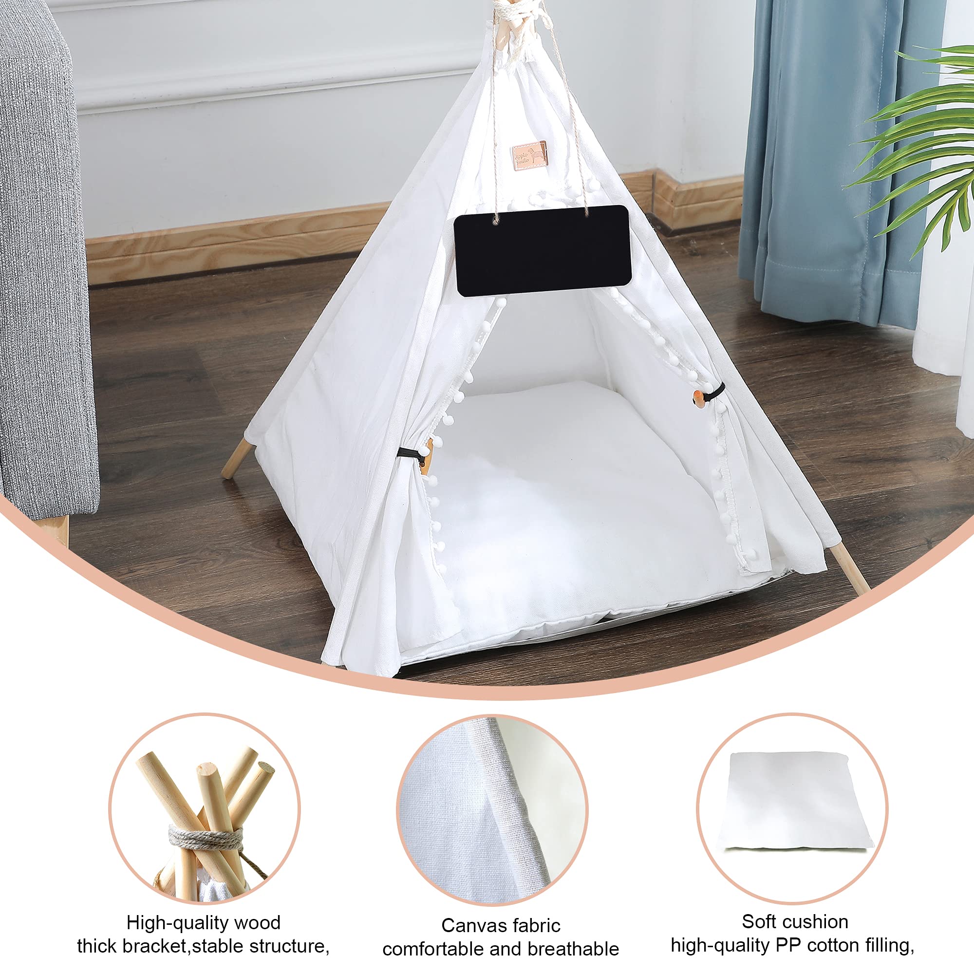 GeerDuo Pet Teepee portable pack makes travel easy for pets.