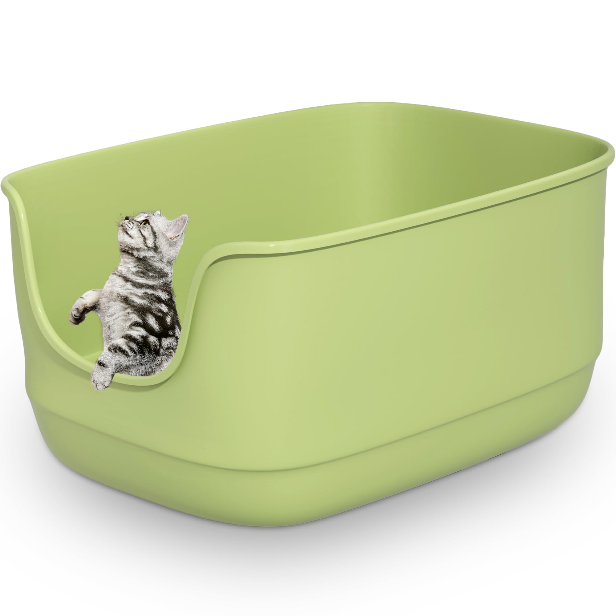 Gefryco large cat litter box open top shows spacious interior for multiple cats.