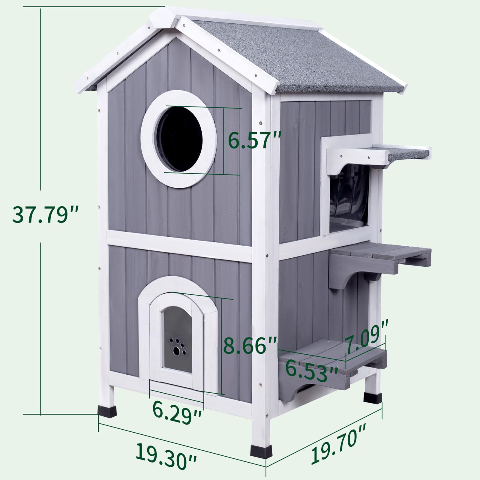 GEGURI two-story design highlights play and rest space for multiple cats