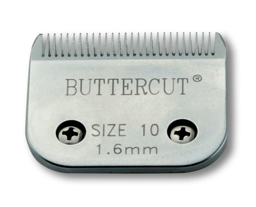 Geib Buttercut blade maintenance in action shows oiling and wiping for peak performance.