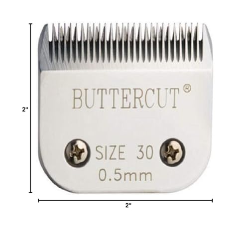 Geib Buttercut compact blade with dimensions 2x2x0-8 inches for easy swaps.