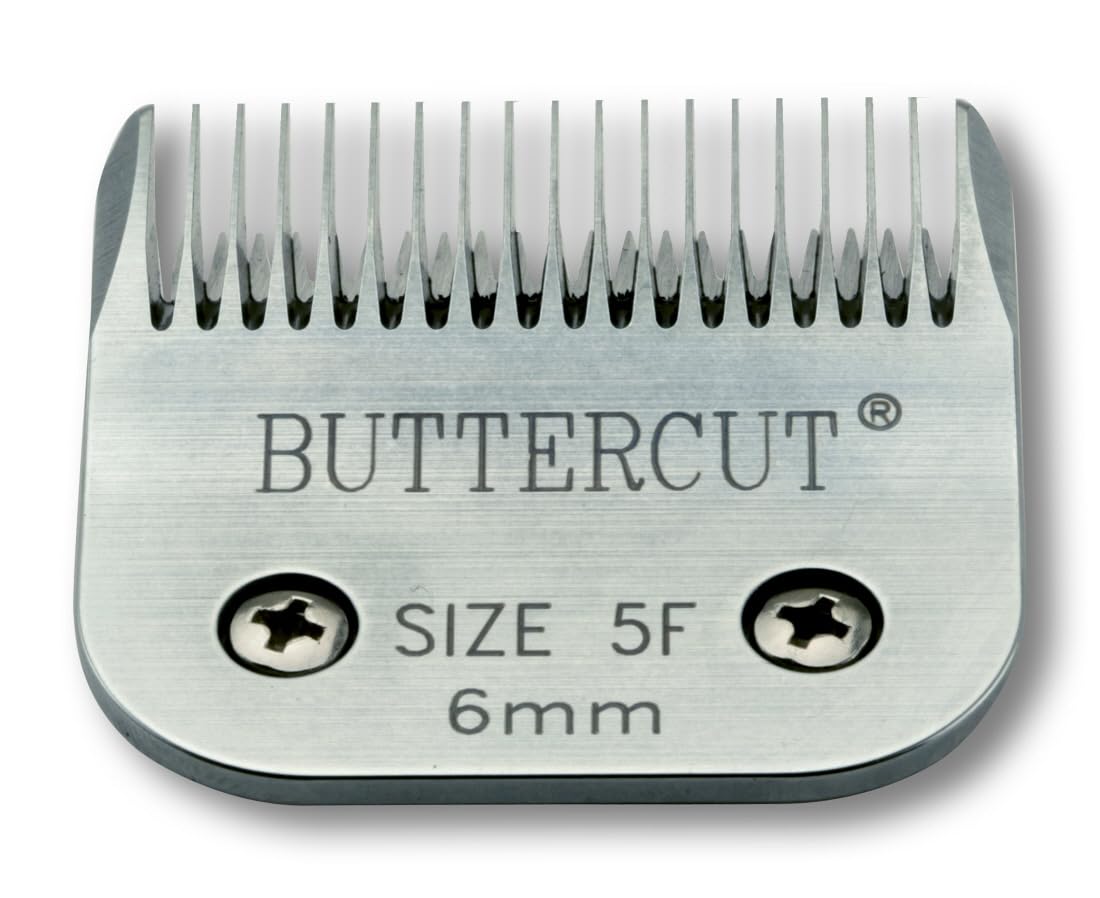 Geib Buttercut stainless steel blade close-up highlighting durable steel finish.