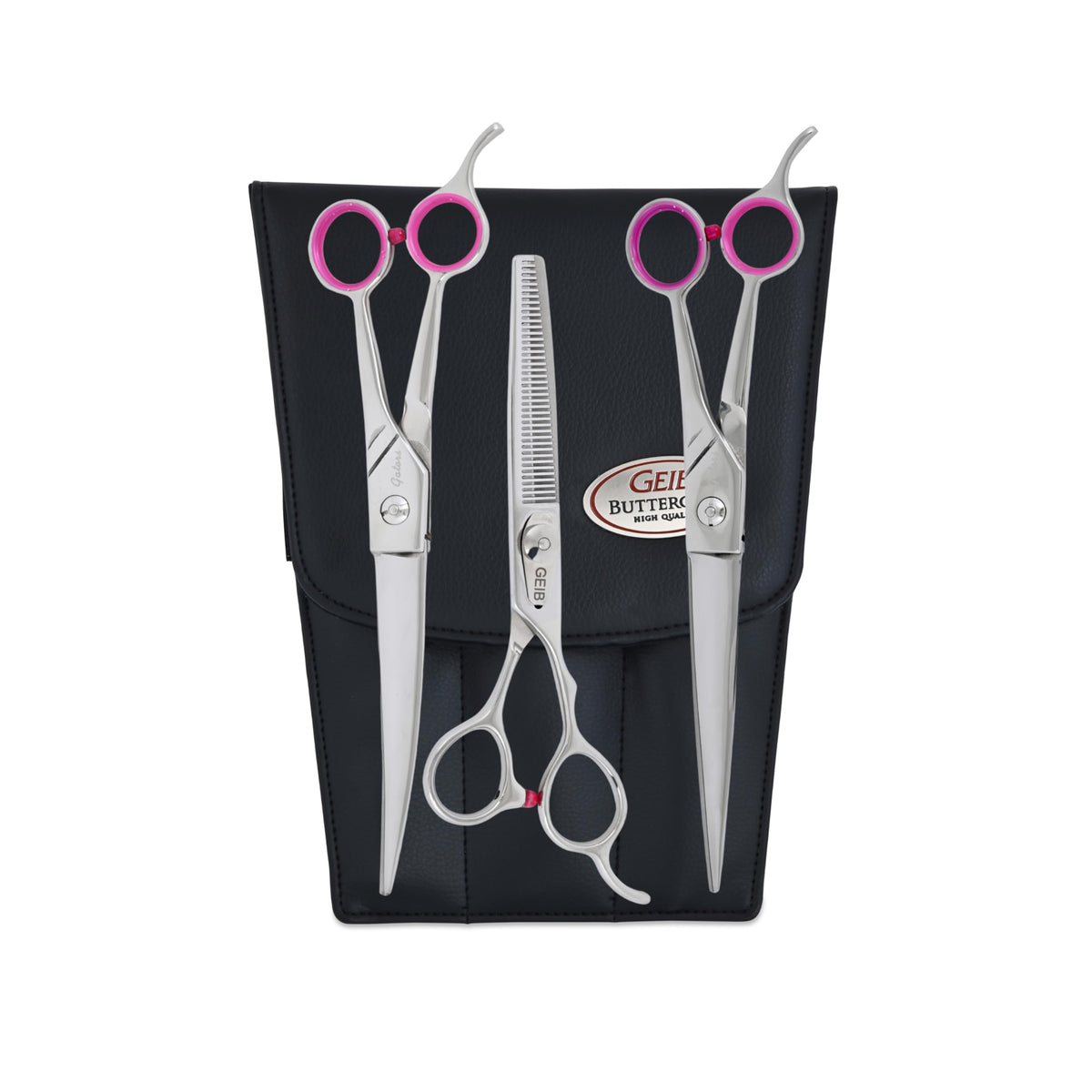 Geib Gator straight stainless steel shear for precise grooming.