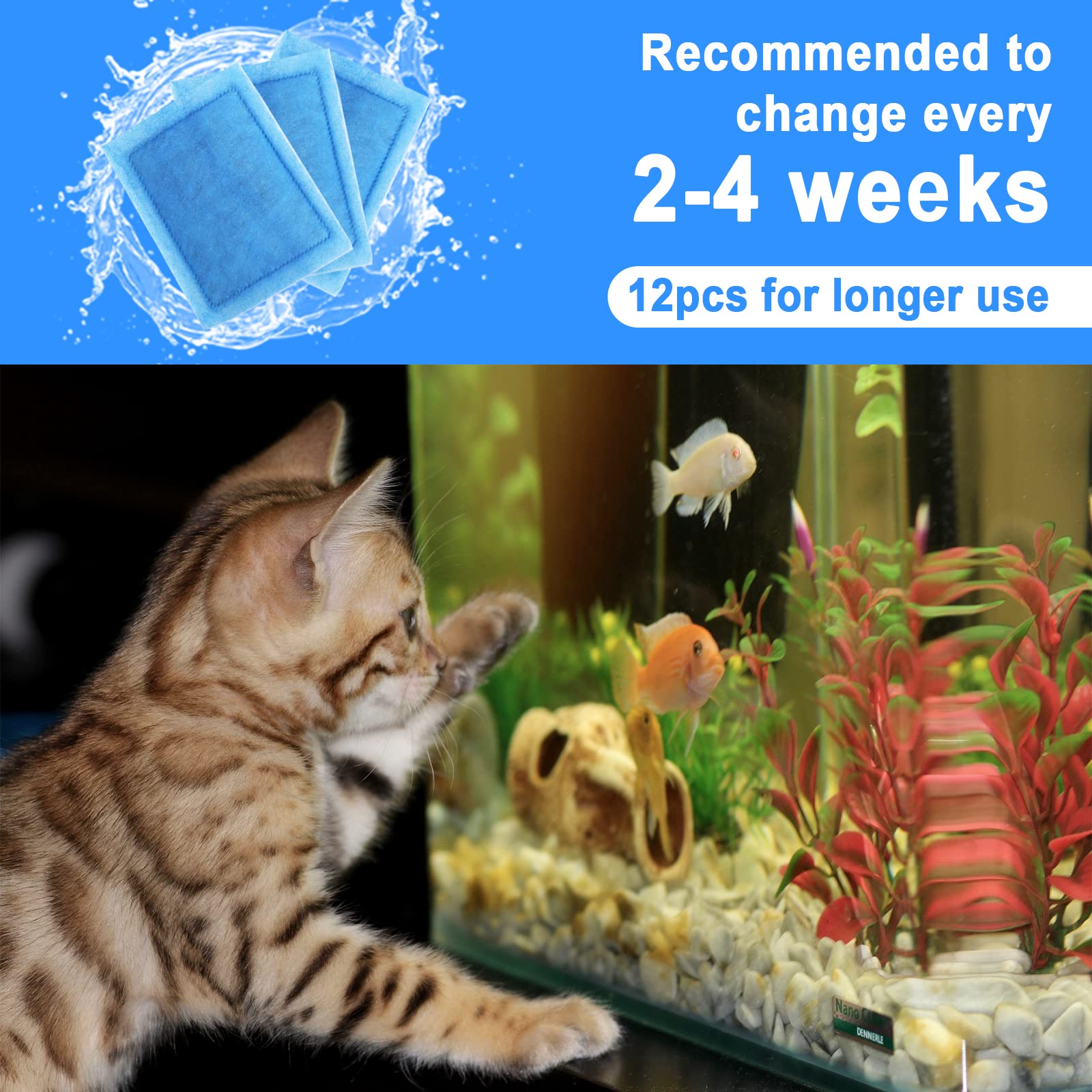 Gekufa activated carbon filtration reduces discoloration and odors.