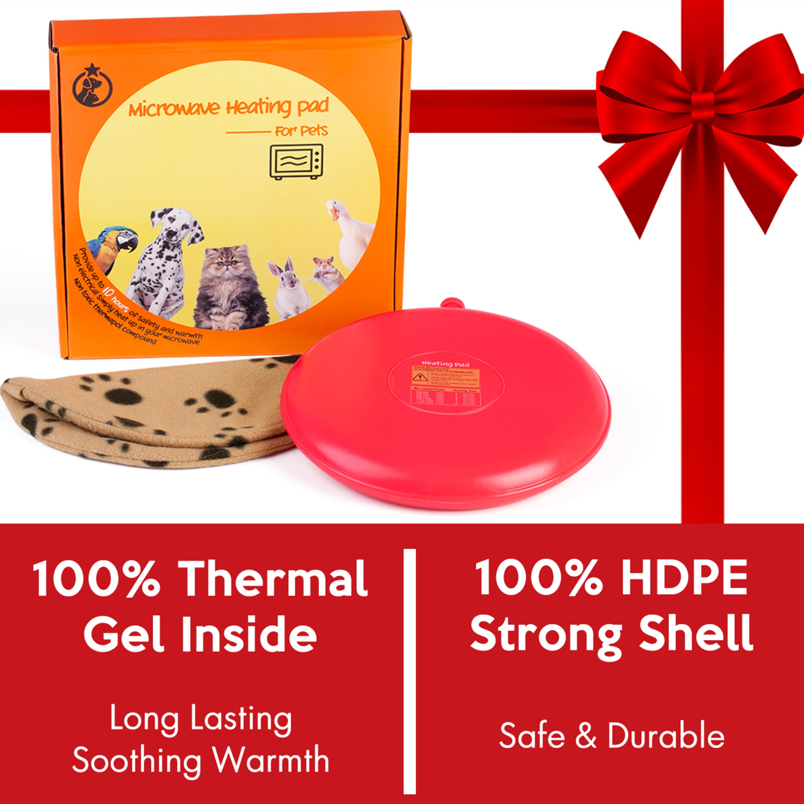 Gelbesty bite-resistant heat disc highlights durable, safe heating for curious pets.