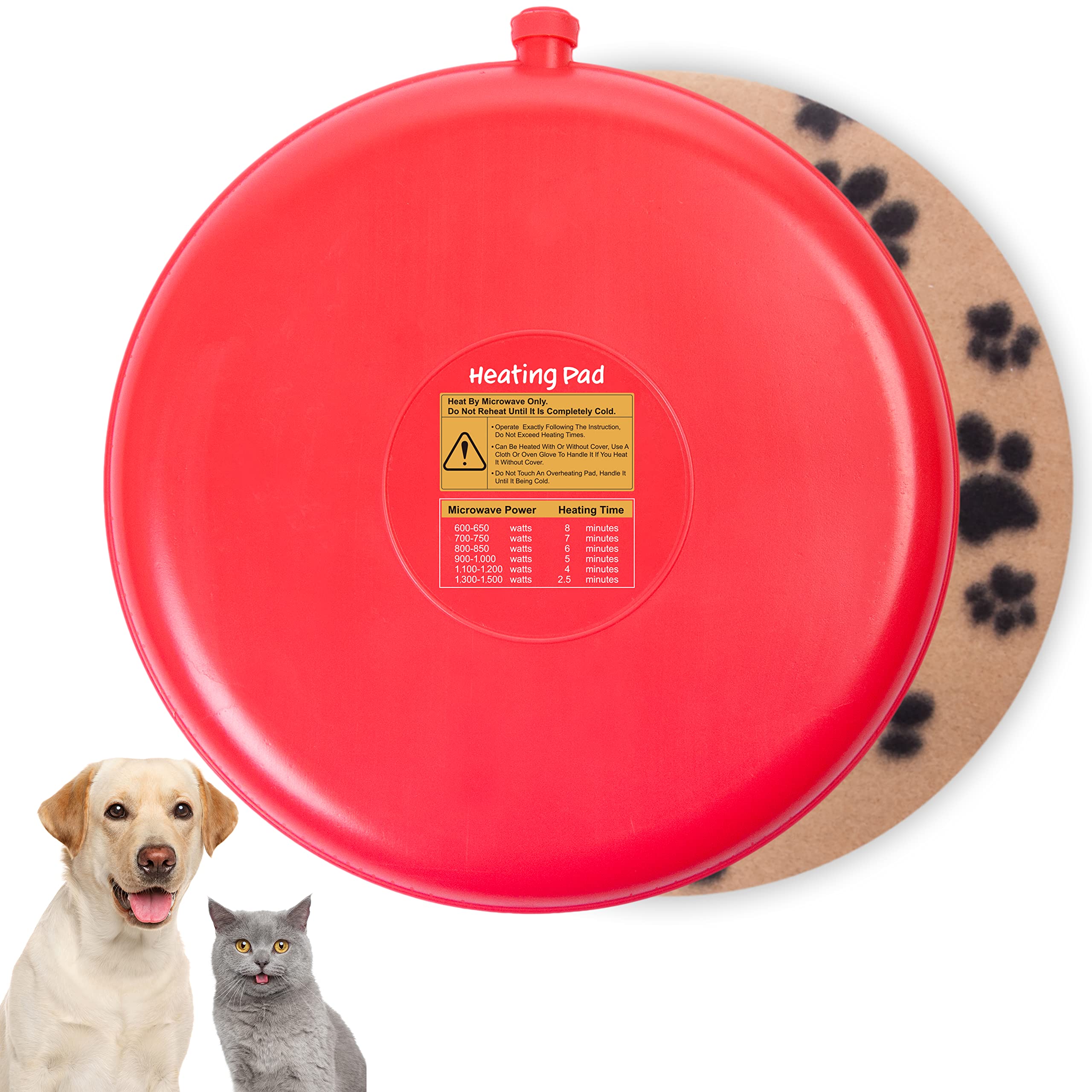Gelbesty original pet heating pad in microwave-ready setup providing cordless warmth.