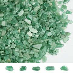 Gemshan aventurine quartz chips DIY wishing bottle setup