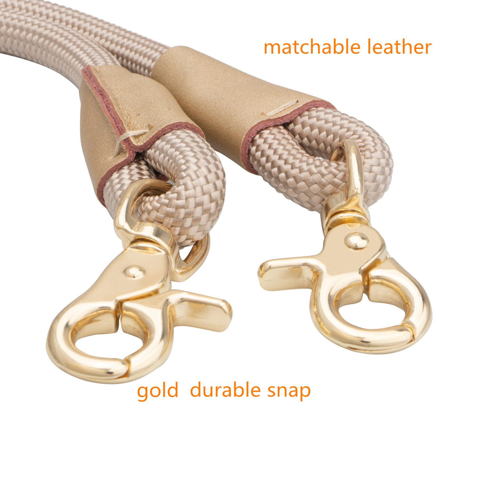Generic Adjustable O-Ring Leash lets you switch lengths for versatile walking configurations.