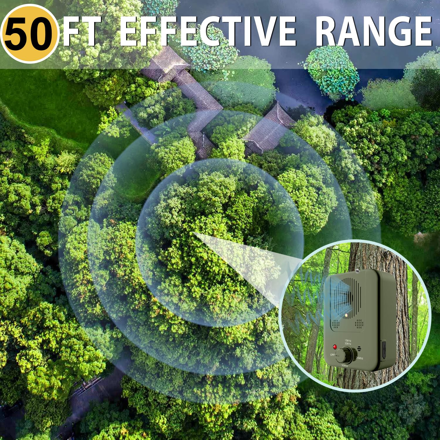 Generic anti barking device suitable for indoor and outdoor use in varied spaces.