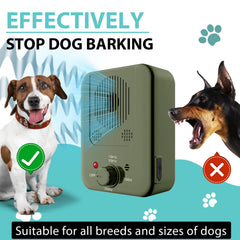 Generic anti barking device side view showing compact, wall-mountable design for easy setup.