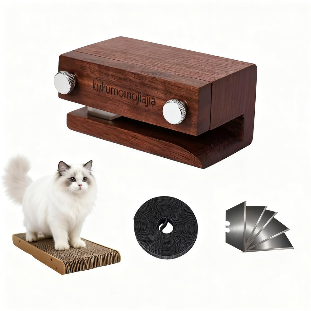 Generic cardboard cutter with black walnut handle for precise cuts