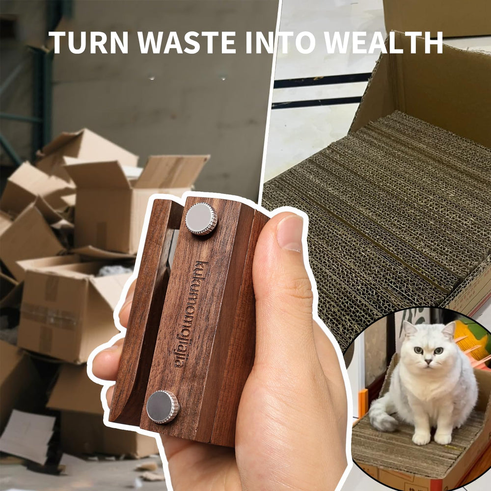 Generic cat scratcher cutter shows blade box for replacements