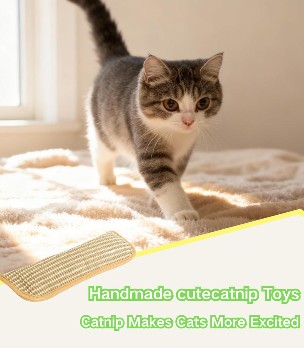 Generic catnip toy interactive bat-and-pounce invites daily activity