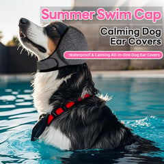 Generic dog ear muffs adjustable fit ensures snug comfort for large dogs.