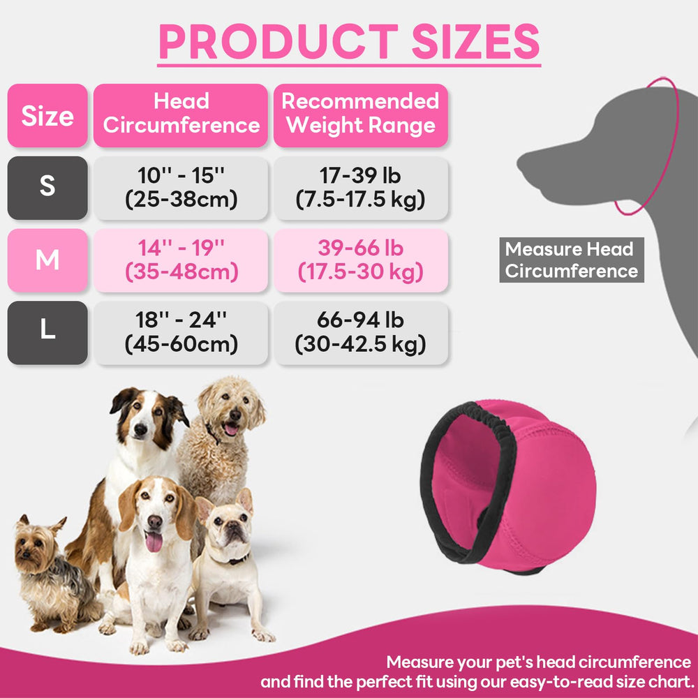 Generic dog ear muffs durable washable materials for repeated use