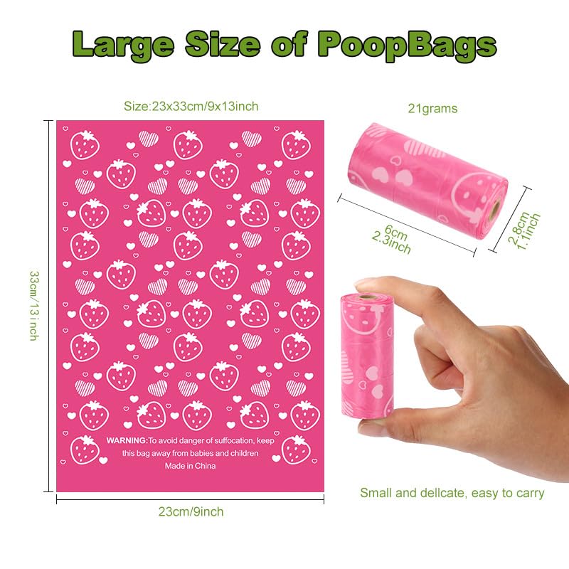 Generic dog-poop-bags-leakproof-material ensures secure waste containment during outings