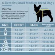 Generic dog sweater available sizes chart helps you find the right fit.
