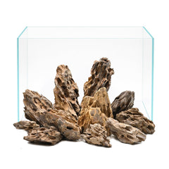 Generic Kecilke dragon stone closeup honeycomb texture for realistic aquarium landscapes.