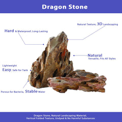 Generic Kecilke dragon stone aquascaping landscape piece for natural tank scenery.