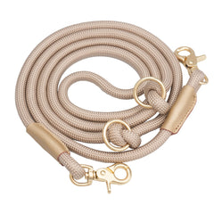 Generic Multifunctional 7ft Hands Free Crossbody Leash demonstrates hands-free comfort for daily dog walks.