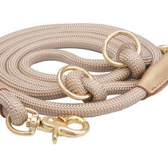 Generic Nylon Rope Dog Leash with 2 Snap Hooks enables secure control during training and routes.
