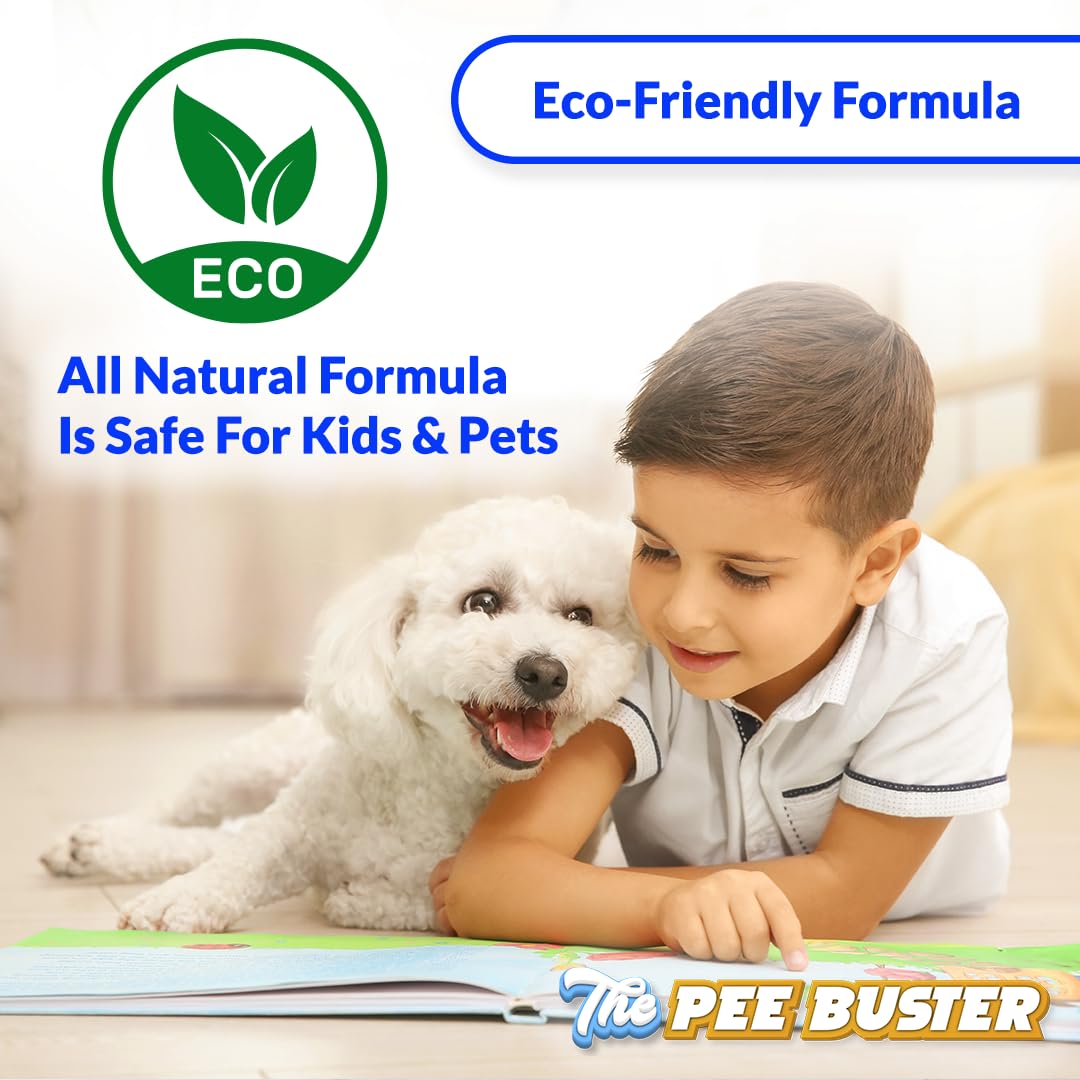 Generic Pee Buster odor elimination closeup highlighting fresh results
