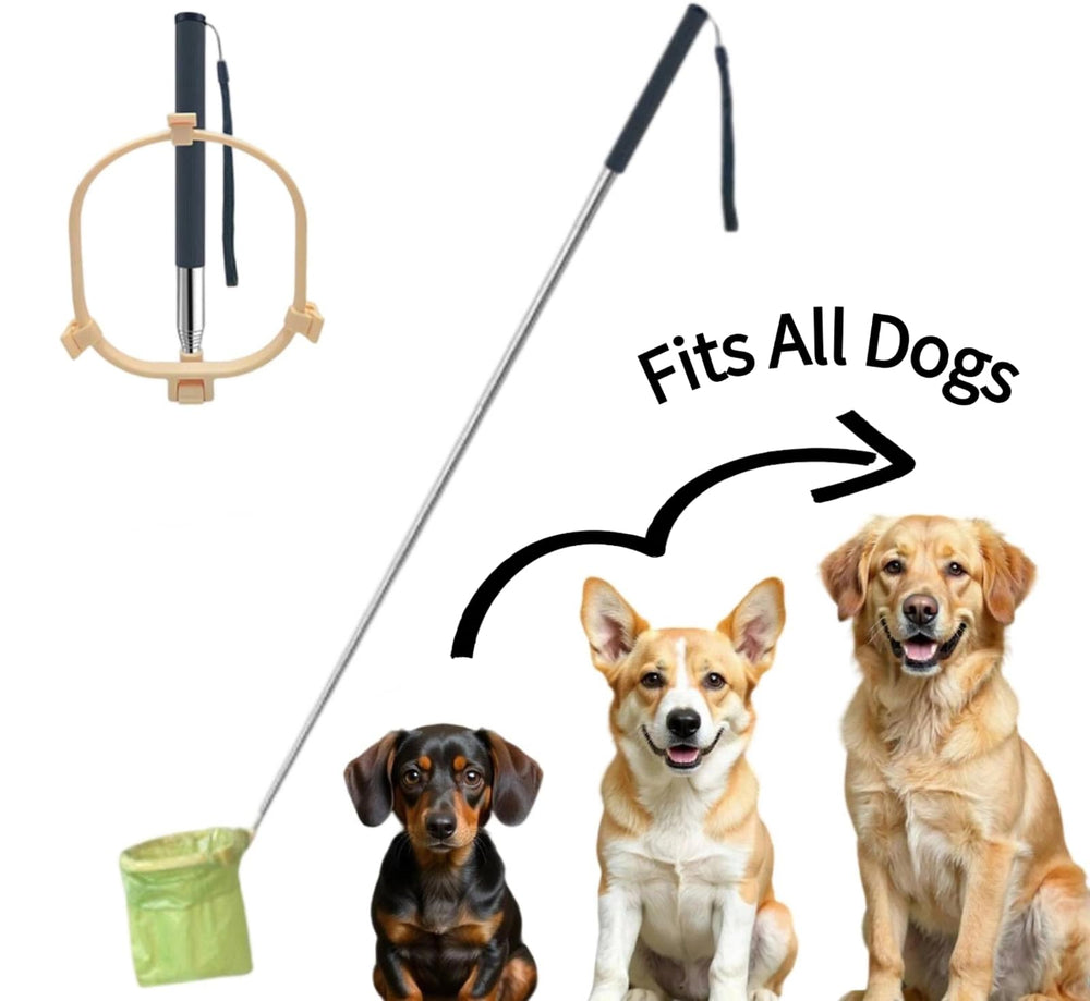 Generic Pooper Scooper bag-holder compatibility simplifies waste pickup