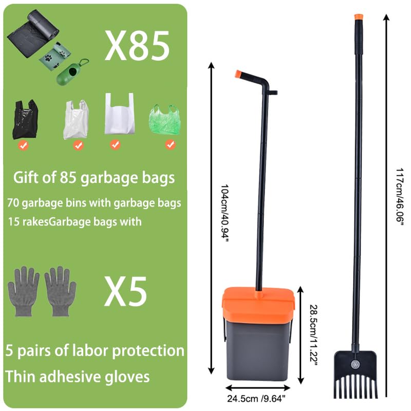Generic Pooper Scooper foldable design stores neatly in a car trunk