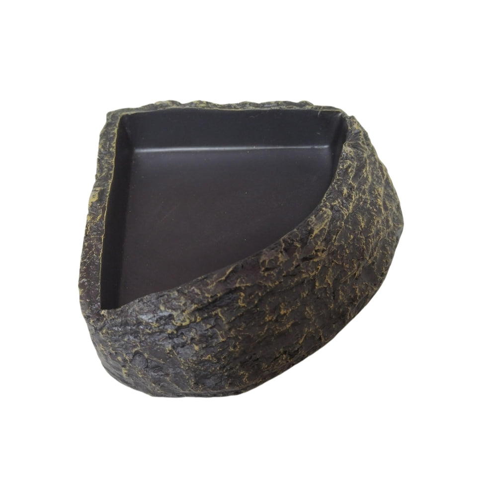 Generic Reptile Tray Space-Saving Right-Angled Exterior design saves enclosure space.