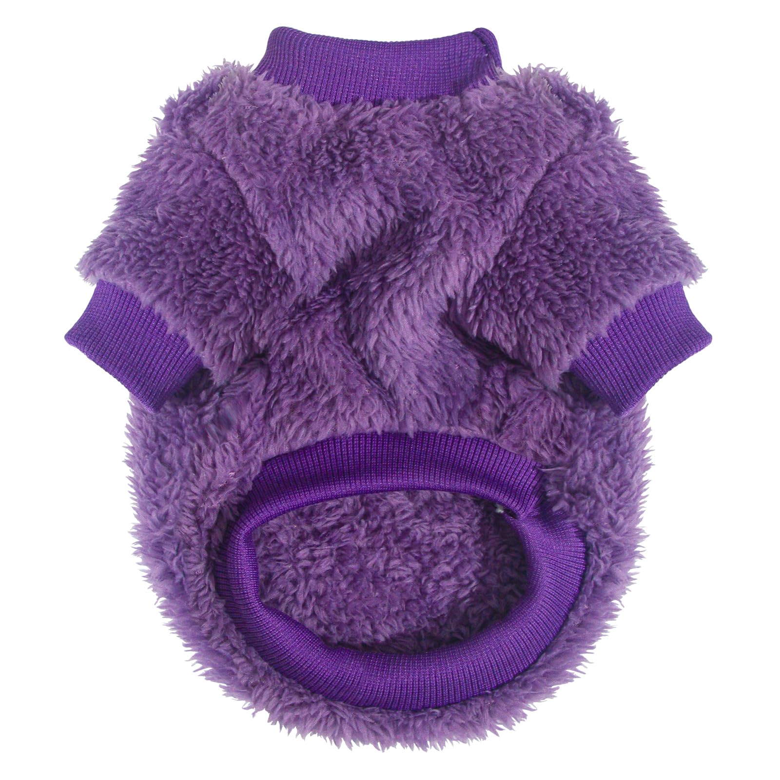 Generic two-piece dog sweaters easy-on-off design for quick changes.