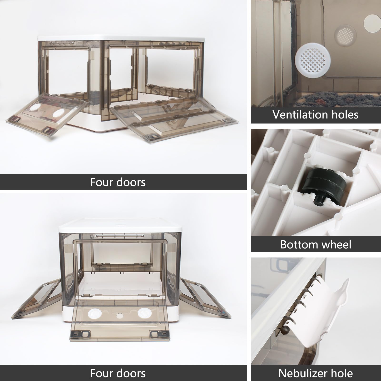 Geniprem Puppy Incubator foldable design for compact storage and quick cleanup