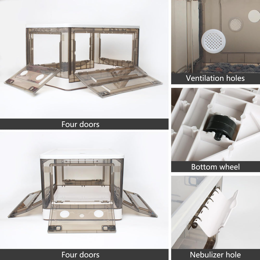 Geniprem Puppy Incubator foldable design for compact storage and quick cleanup