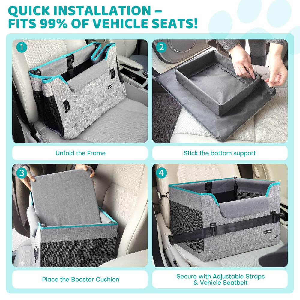 GENORTH fits pets under 20 lbs and suits most cars for easy travel.
