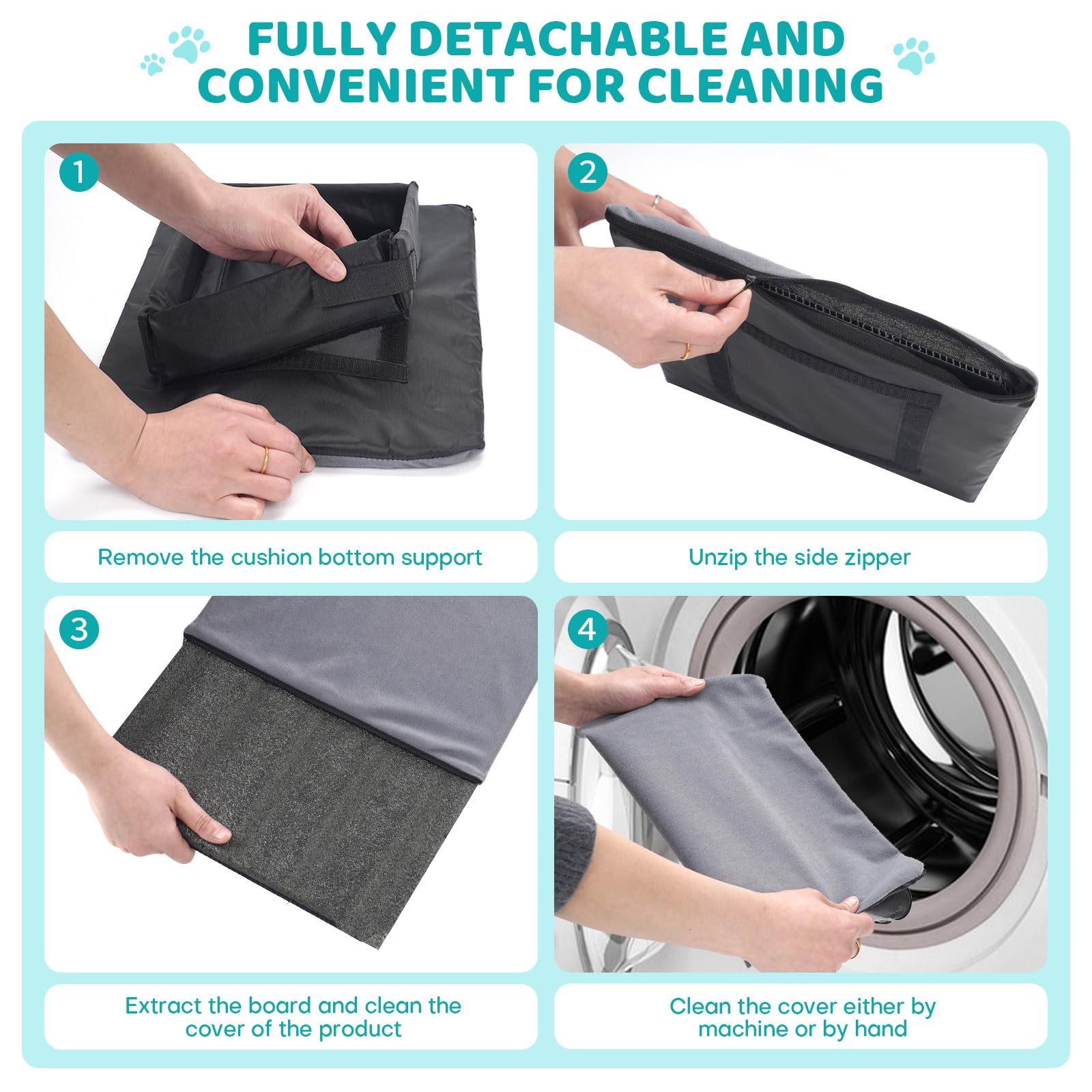 GENORTH breathable mesh on the sides improves airflow and eases anxiety.